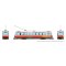 Rapido 702023 - HO CLRV (DC/Silent): San Francisco Fictional Scheme (White/Brown/Red): M Ocean Vi...