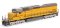 Athearn 72175 - HO RTR SD40T-2 - DCC & Sound - Wheeling & Lake Erie/ Ex-UP #8795
