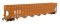 Walthers Mainline 56346 - HO SCALE 73' Greenville 7,000 Cubic Foot Wood Chip Hopper - Ready to Ru...
