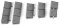 Cal Scale 751 - HO Air Filter Assortment - Plastic