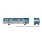 Rapido 753120- HO New Look Bus - Greyhound "Blue & Silver" - E San Jose - Deluxe #1014