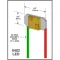 Showcase Miniatures 402LED - LED - 402 Size Light Emitting Diode - Yellow