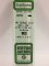 Evergreen Scale Models 8203 - Opaque White Polystyrene HO Scale Strips (2x3) .022In x .033In x 14...