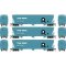 Athearn Genesis G15826 - HO ACF 4600 3-Bay Centerflow Hopper - The Rock (3 pkg)
