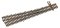 Walthers Track 83014 - HO Code 83 Nickel Silver DCC Friendly # 4 Turnout - Right Hand