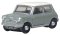 Oxford Diecast NMN009 - N Scale Austin Mini - Tweed Gray, Old English White