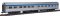 Walthers Mainline 30109 - HO 85' Budd 10-6 Sleeper - Ready to Run -- Via Rail Canada (silver, blu...