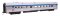 Walthers Mainline 30171 - HO 85' Budd Diner - Ready to Run -- VIA Rai