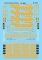 Microscale Decals 87-1128 - HO Scale Denver & Rio Grande Western - DRGW -- Hood Unit Diesels & Sw...