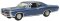 Oxford Diecast 87PG66001 - HO 1966 Pontiac Fontane - Blue