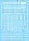 Microscale 90021 - HO Alphabets - Condensed Gothic - White - Waterslide Decals