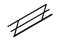Plastruct 90481 N ABS Stair Rail (2pcs pkg)
