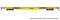 Walthers Mainline 5331 - HO 60' General-Purpose Flat Car, Trailer Train (OTTX) 90021 (Yellow, Gen...