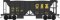 Bowser HO 70 Ton 2 Ballast Car with Side Chutes CSX Black #975149 Blt 12-53