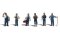 Woodland Scenics 2147 - N Scenic Accent Figures - Train Mechanics (7pcs)