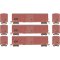 Athearn 1181 - HO 50' ACF Outer Post Box Car, BKTY #152917 / 152942 / 152950 (3)