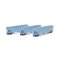 Athearn 1312 - HO FMC 4700 Covered Hopper, RRRX Primed For Grime #2128 / 2132 / 2137 (3)