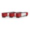 Athearn RTR 7480 - HO Thrall High Side Gondola w/Load - Herzog/White/Red (3pk) #1