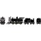Athearn 87311 - HO RTR Old Time 2-6-0 Mogul with DCC & Sound, ATSF #207