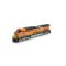 Athearn Genesis 2076 - HO GEN AC4400CW Locomotive w/DCC & SOUND, Primed For Grime BNSF #5649