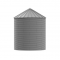 Iowa Scaled Engineering N-BIN24N09 - 24' N-Scale Galvanized Steel Grain Bin Kit (2.66" Corrugatio...