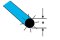 Plastruct 90252 - 3/32In Fluorescent Blue Rod (8pcs) 