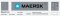 Aurora Miniatures HCBMKT2 - HO 40Ft Hi-Cube Dry Containers - Maersk Line (Big Logo) (3pk) Set #2