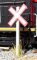 Osborn Model Kits 1010 - HO Current Cross Bucks Canadian Railway Crossing Sign - Kit 
