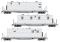 Rapido 138101 - HO F30A 50Ft Flat Car w/Camp Van - Conrail (CR MOW) (3pkg)