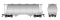 Rapido 172099 - HO Procor 3000CuFt Aluminum Hopper w/o Handrails - Single Painted/ Unlettered Car