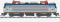 Atlas 10004636 - HO Scale AEM-7 Electric - Standard DC - Master(R) Silver -- Amtrak #933 (Phase V...