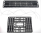 Central Valley 1811 - N Scale 150' Bridge Details (Unpainted Plastic) -- Walkways