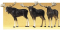 Preiser 20393 - HO Scale Animals -- Moose pkg(3)