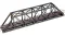 Central Valley 1820 - N Scale Modernized Through-Truss Bridge w/Walkways -- Kit - Modern Portals,...