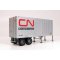 Rapido 403092 - HO 26' Can-Car Dry Van Trailer w/side door: CN Express: #206167