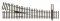 Walthers Track 70014 - HO Code 70 Nickel Silver DCC-Friendly #4 Turnout - Right Hand