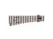 Peco SLE192 - HO Code 75 Streamline Small Radius Turnout -- Left Hand, Electrofrog