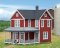 Walthers Cornerstone 3664 - HO Cottage Grove Farm House - Kit
