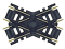 Atlas 174 - HO Scale Custom-Line(R) Crossing - Code 100 -- 45-Degree, 3" 7.6cm, Black Ties