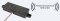 ESU 50343 - Speaker 29mm x 65mm x 14mm, square, 4 Ohm, Passive Radiator