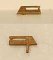 Cal Scale 547 - HO Scale Diesel Radio Antenna pkg(2) Unpainted Brass Castings -- Sinclair Type