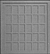 Pikestuff 1101 - HO Scale Doors (White Styrene) -- 30-Panel Wood pkg(2)