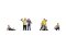 Noch 15559 - HO Scale Drunk People pkg(6)