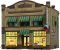 Woodland Scenics 5053 - HO Built-&-Ready Landmark Structures - Dugans Paint Store