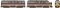 Rapido 37547 - HO ALCo FA-1 + FB-1 (DC/DCC/Sound): Erie Lackawanna - Grey & Maroon: #7254 + #7263