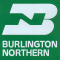 Microscale Decals 10027 - Embossed Die-Cut Metal Sign -- Burlington Northern