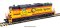 Walthers Mainline 10482 - HO EMD GP9 Phase 2 w/High Hood - Standard DC - Chessie/C&O #6201