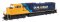 Walthers Mainline 21013 - HO SCALE EMD SD75I - ESU(R) Sound & DCC -- Ontario Northland #2100 (blu...