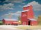 Walthers Cornerstone 3036 - HO Scale Farmers Cooperative Rural Grain Elevator -- Kit - Elevator: ...