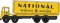 Oxford Diecast NFG015 - N Scale Foden FG Cylindrical Tanker - Assembled -- National Benzole (yell...